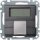 Merten MEG6212-0414 Taster 2-fach plus mit Raumtemperaturregler Anthrazit System M
