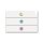 Busch-Jaeger 6342-24G-101 Bedienelement 3-fach Busch-priOn® (Duroplast) Studioweiß 2CKA006310A0121