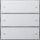 Gira 2023112 KNX Tastsensor3 Basis 3-fach Flächenschalter Reinweiß