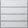 Gira 2034112 KNX Tastsensor3 Komfort 4-fach Flächenschalter Reinweiß