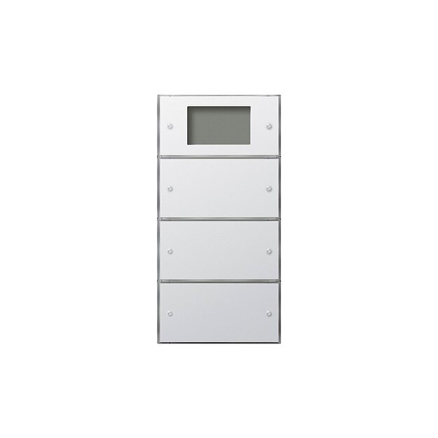 Gira 2043112 KNX Tastsensor3 Plus 3-fach (1+2) Flächenschalter Reinweiß