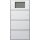 Gira 2043112 KNX Tastsensor3 Plus 3-fach (1+2) Flächenschalter Reinweiß