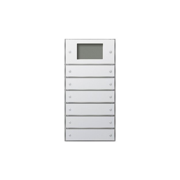 Gira 2046112 KNX Tastsensor3 Plus 6-fach (2+4) Flächenschalter Reinweiß