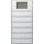 Gira 2046112 KNX Tastsensor3 Plus 6-fach (2+4) Flächenschalter Reinweiß