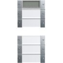 Gira 214526 Wippenset 5-fach Plus (2+3) Beschriftungsfeld...