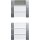 Gira 214526 Wippenset 5-fach Plus (2+3) Beschriftungsfeld System 55 Klar/Farbe Alu