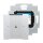 Busch-Jaeger 6125/01-83 Bedienelement 1-fach mit beiliegendem Busankoppler (Kunststoff (lackiert)) Alusilber 2CKA006115A0181