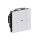 Busch-Jaeger 6125/01-84 Bedienelement 1-fach mit beiliegendem Busankoppler (Thermoplast) Studioweiß 2CKA006115A0182