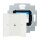 Busch-Jaeger 6125/01-884 Bedienelement 1-fach mit beiliegendem Busankoppler (Kunststoff (lackiert)) Studioweiß Matt 2CKA006115A0190
