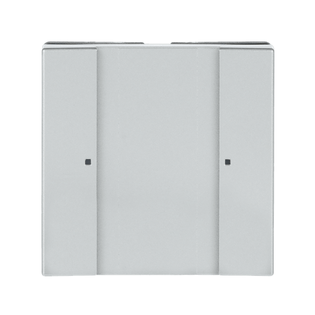 Busch-Jaeger 6125/02-83 Bedienelement, 1/2-fach Multifunktion/Farbkonzept (Kunststoff (lackiert)) Alusilber 2CKA006115A0195