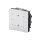 Busch-Jaeger 6126/01-84 Bedienelement, 2-fach mit beiliegendem Busankoppler (Thermoplast) Studioweiß 2CKA006116A0173