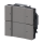 Busch-Jaeger 6126/01-866 Bedienelement, 2-fach mit beiliegendem Busankoppler (Kunststoff (lackiert)) Edelstahl 2CKA006116A0178
