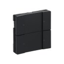 Busch-Jaeger 6126/02-885 Bedienelement, 2/4-fach Multifunktion/Farbkonzept (Kunststoff (lackiert)) Schwarz Matt 2CKA006116A0194