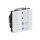 Busch-Jaeger 6127/01-84 Bedienelement, 4-fach mit beiliegendem Busankoppler (Thermoplast) Studioweiß 2CKA006117A0199