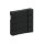 Busch-Jaeger 6127/02-885 Bedienelement, 4/8-fach Multifunktion/Farbkonzept (Kunststoff (lackiert)) Schwarz Matt 2CKA006117A0220