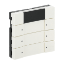 Busch-Jaeger 6129/01-82 Bedienelement 3/6-fach, mit IR-Schnittstelle Multifunktion/Farbkonzept (Thermoplast) Weiß 2CKA006135A0143