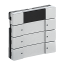 Busch-Jaeger 6129/01-83 Bedienelement 3/6-fach, mit IR-Schnittstelle Multifunktion/Farbkonzept (Kunststoff (lackiert)) Alusilber 2CKA006135A0144