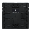 Busch-Jaeger 6129/01-83 Bedienelement 3/6-fach, mit IR-Schnittstelle Multifunktion/Farbkonzept (Kunststoff (lackiert)) Alusilber 2CKA006135A0144