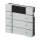 Busch-Jaeger 6129/01-83 Bedienelement 3/6-fach, mit IR-Schnittstelle Multifunktion/Farbkonzept (Kunststoff (lackiert)) Alusilber 2CKA006135A0144