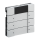 Busch-Jaeger 6129/01-83 Bedienelement 3/6-fach, mit IR-Schnittstelle Multifunktion/Farbkonzept (Kunststoff (lackiert)) Alusilber 2CKA006135A0144
