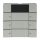 Busch-Jaeger 6129/01-866 Bedienelement 3/6-fach, mit IR-Schnittstelle Multifunktion/Farbkonzept (Kunststoff (lackiert)) Edelstahl 2CKA006135A0150