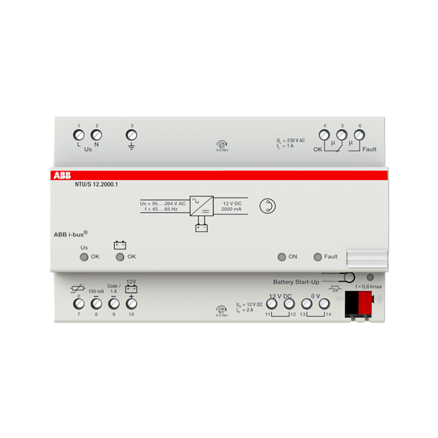 ABB Stotz S&J Netzteil 12V DC NTU/S12.2000.1 (1er)
