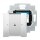 Busch-Jaeger 6125/01-866 Bedienelement 1-fach mit beiliegendem Busankoppler (Kunststoff (lackiert)) Edelstahl 2CKA006115A0187