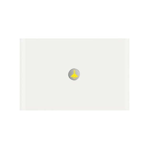 Busch-Jaeger 6340-811-101 Bedienelement 1-fach Busch-priOn® (Glas) Glas Weiß 2CKA006310A0167