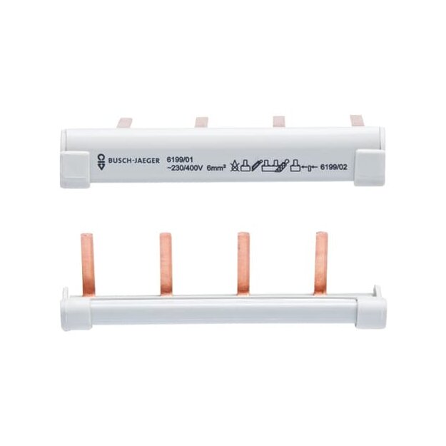 Busch-Jaeger 6199/01 Sammelschiene 1-, 4-polig, 6 mm² 2CKA006199A0001