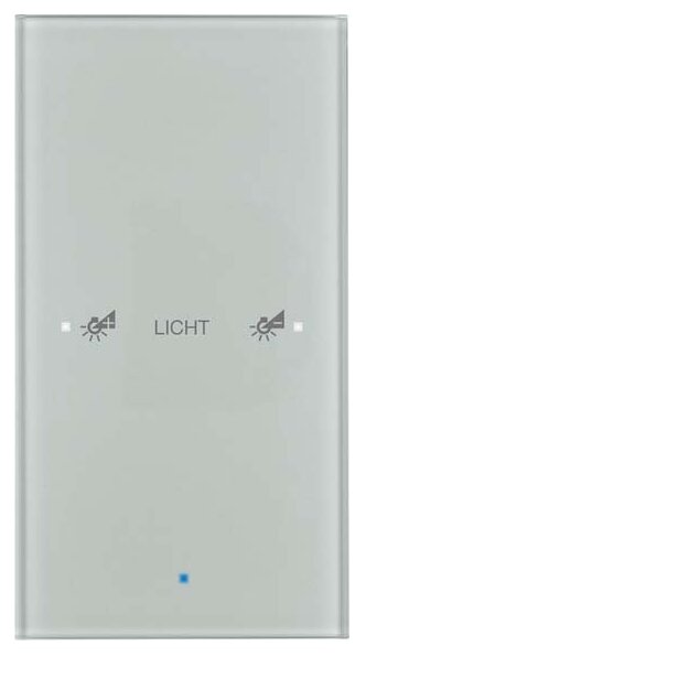 Berker 75141134 Glas-Sensor 1-fach Komfort TS Sensor konfiguriert Alu