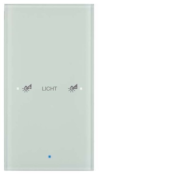 Berker 75141930 Glas-Sensor 1-fach Komfort TS Sensor konfiguriert Polarweiß