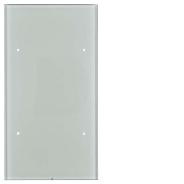 Berker 75142034 Glas-Sensor 2-fach Komfort TS Sensor Alu