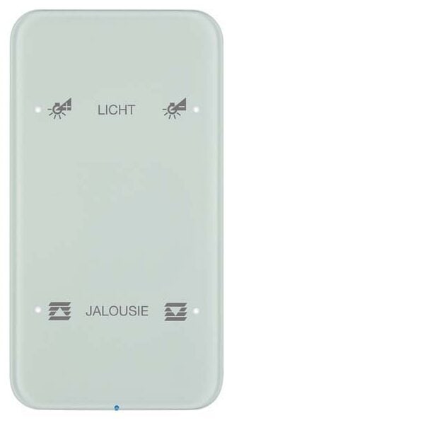 Berker 75142160 Touch-Sensor 2-fach Komfort R.1 Glas konfiguriert Polarweiß