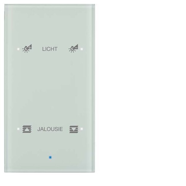 Berker 75142930 Glas-Sensor 2-fach Komfort TS Sensor konfiguriert Polarweiß
