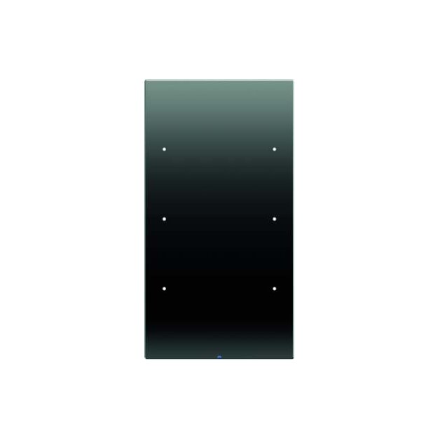 Berker 75143155 Touch-Sensor 3-fach Komfort R.3 Glas konfiguriert Schwarz