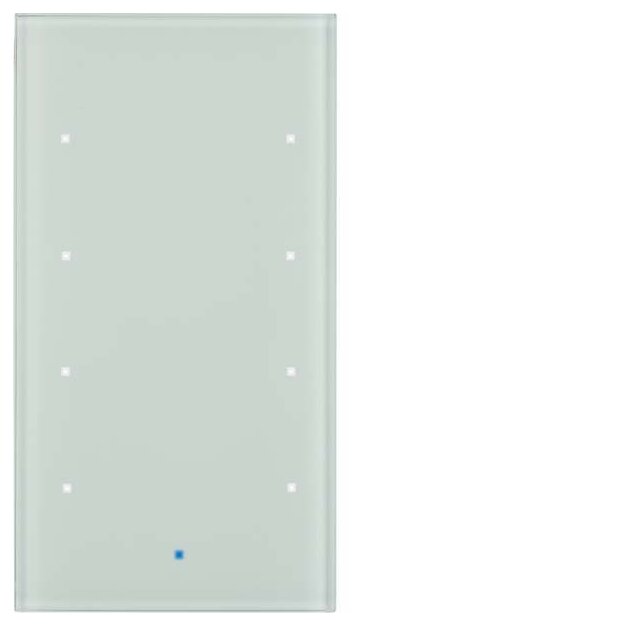 Berker 75144830 Glas-Sensor 4-fach Komfort TS Sensor Polarweiß