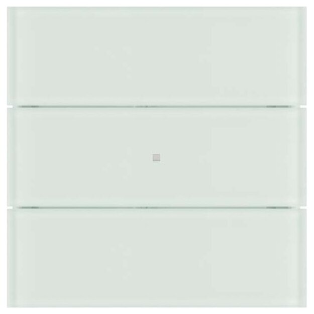 Berker 75163590 Tastsensor 3-fach Komfort B.IQ Glas Polarweiß