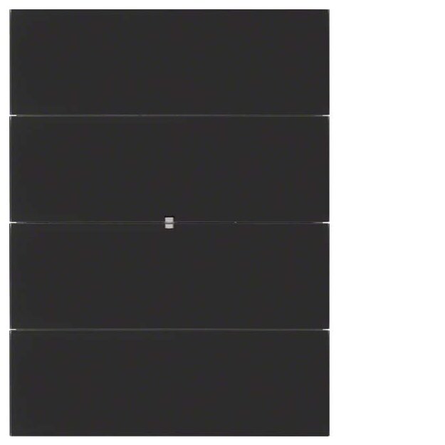 Berker 75164092 Tastsensor 4-fach B.IQ Glas Schwarz