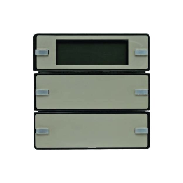 Berker 75662726 Tastsensor 2-fach mit Beschriftungsfeldern RTR Display Q.1/Q.3 Anthrazit samt