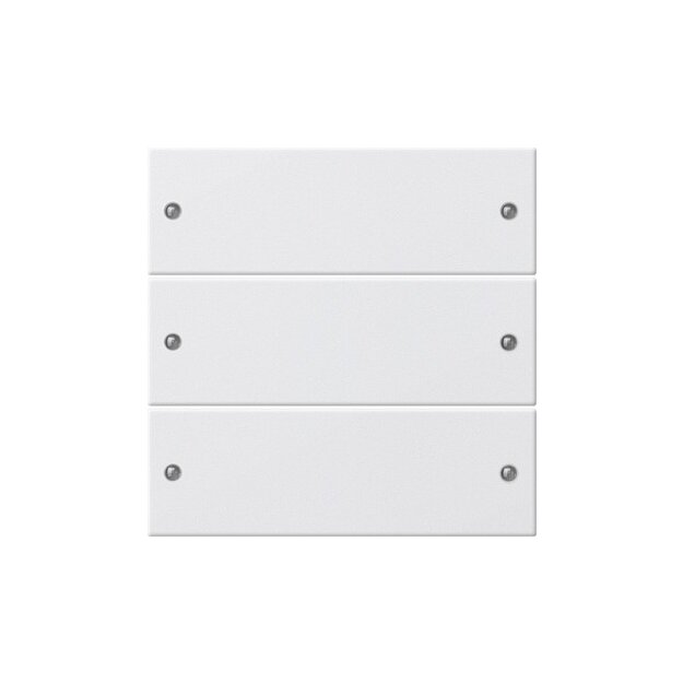 Gira 218327 Wippenset 3-fach System 55 Reinweiß matt(lackiert)