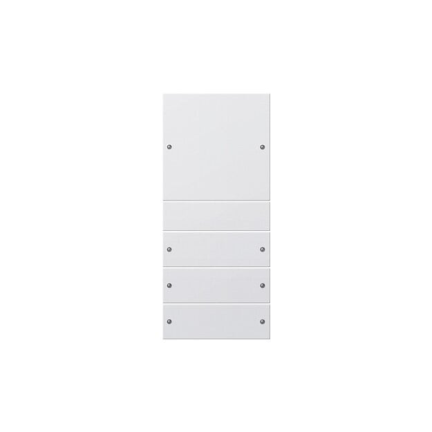 Gira 218403 Wippenset 4-fach (1+3) System 55 Reinweiß(lackiert)