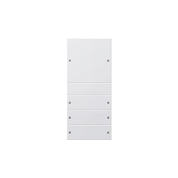Gira 218427 Wippenset 4-fach (1+3) System 55 Reinweiß matt(lackiert)