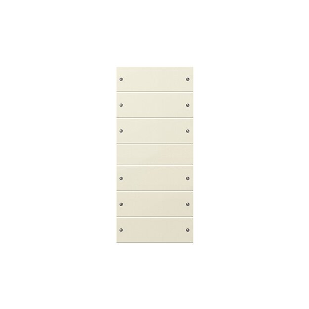 Gira 218601 Wippenset 6-fach (3+3) System 55 Cremeweiß(lackiert)