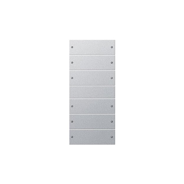Gira 218626 Wippenset 6-fach (3+3) System 55 Farbe Alu(lackiert)
