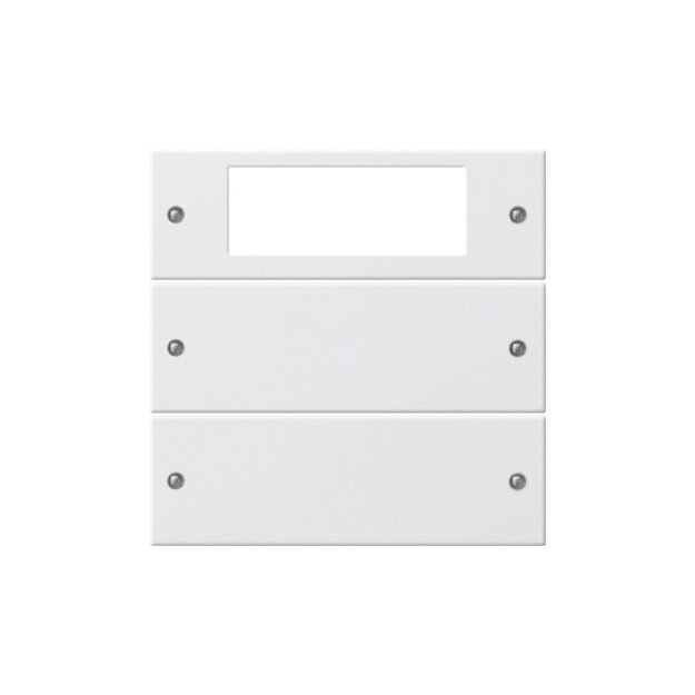 Gira 219203 Wippenset 2-fach Plus System 55 Reinweiß(lackiert)