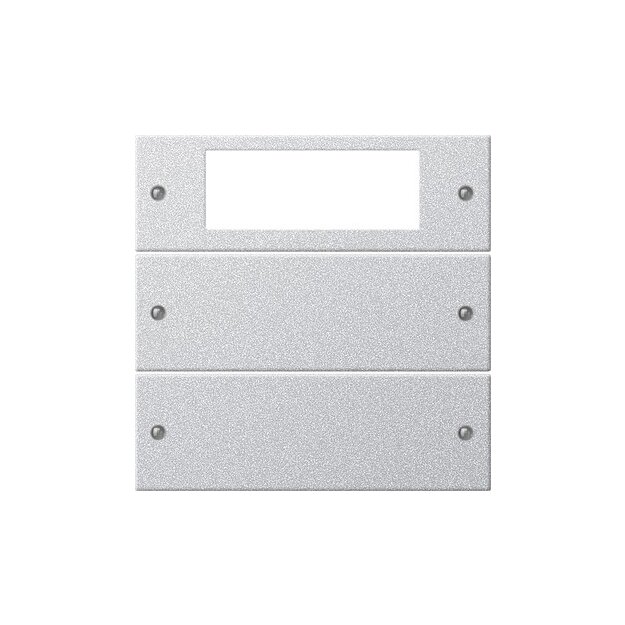 Gira 219226 Wippenset 2-fach Plus System 55 Farbe Alu(lackiert)