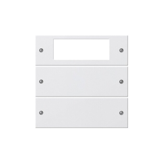 Gira 219227 Wippenset 2-fach Plus System 55 Reinweiß matt(lackiert)