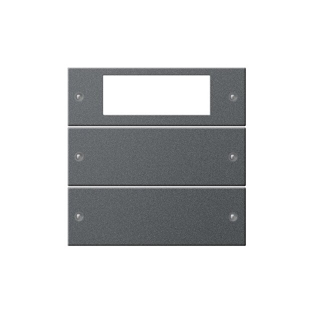 Gira 219228 Wippenset 2-fach Plus System 55 Anthrazit(lackiert)
