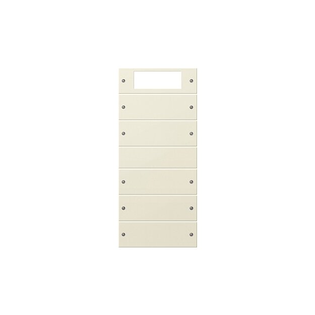 Gira 219501 Wippenset 5-fach Plus (2+3) System 55 Cremeweiß(lackiert)