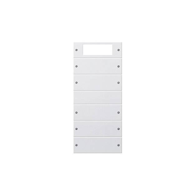 Gira 219503 Wippenset 5-fach Plus (2+3) System 55 Reinweiß(lackiert)